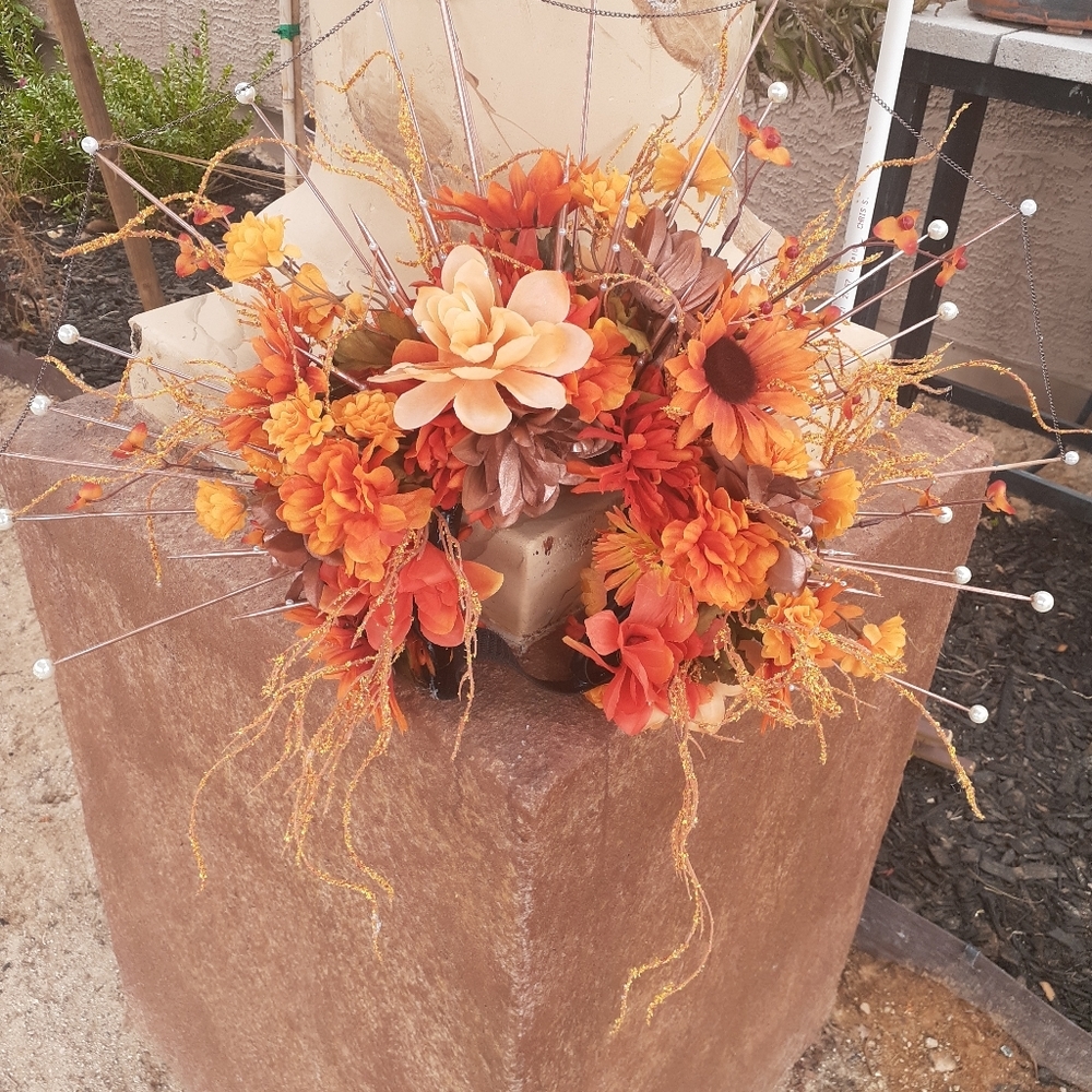 Crown with flowers